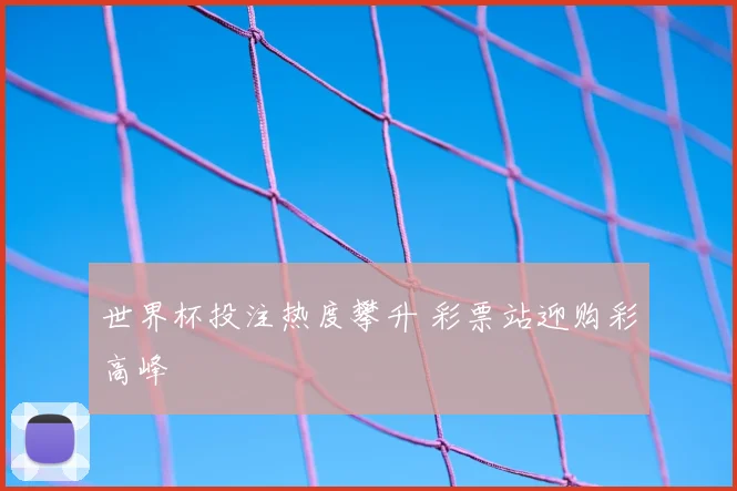 世界杯投注热度攀升 彩票站迎购彩高峰